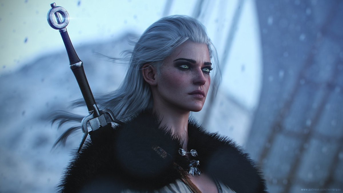 Ciri Journey To The North Ciri (The Witcher) Render