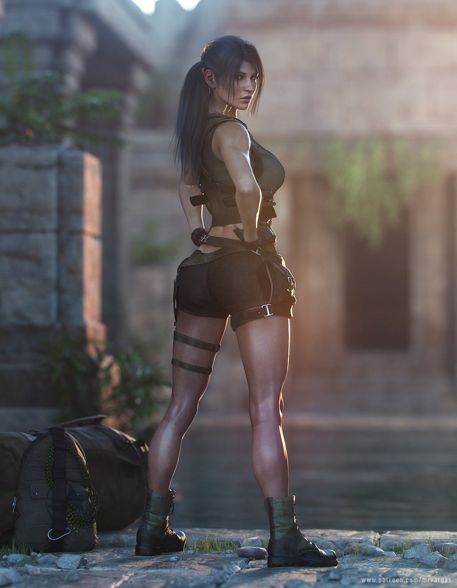  Lara Croft Another Tomb To Raid Commissioned Render   Render