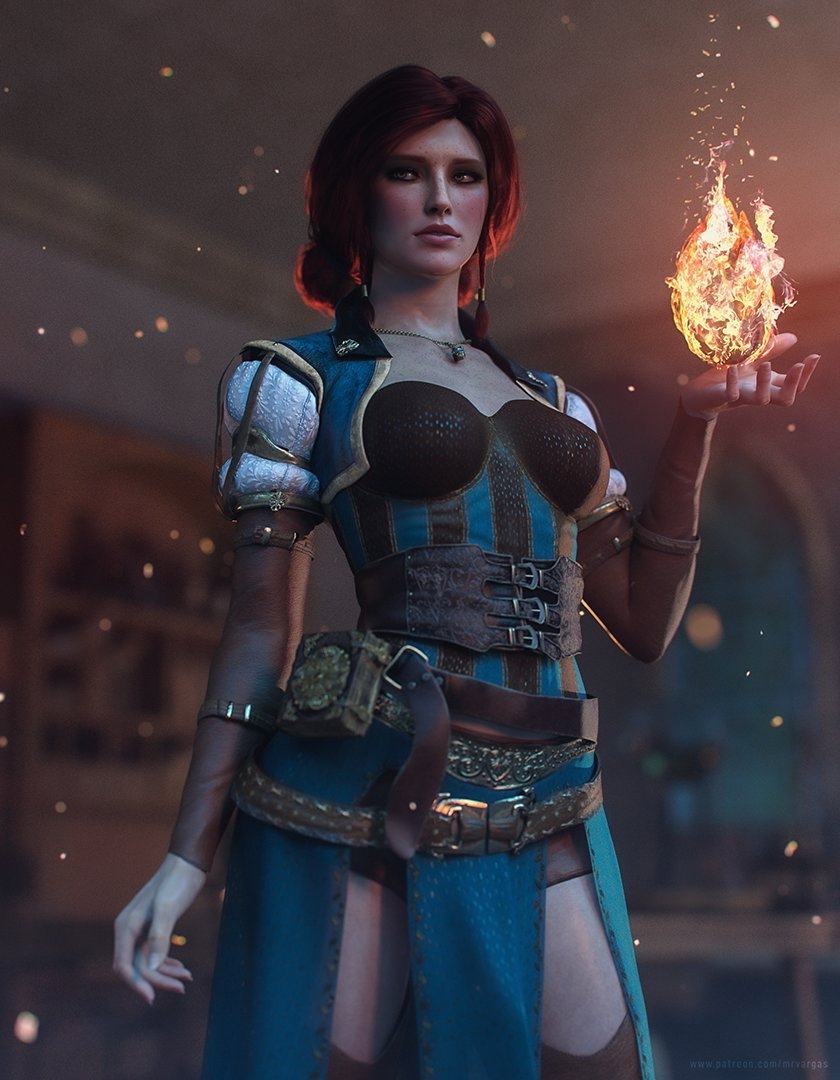 Triss Merigold Commissions Available  Render