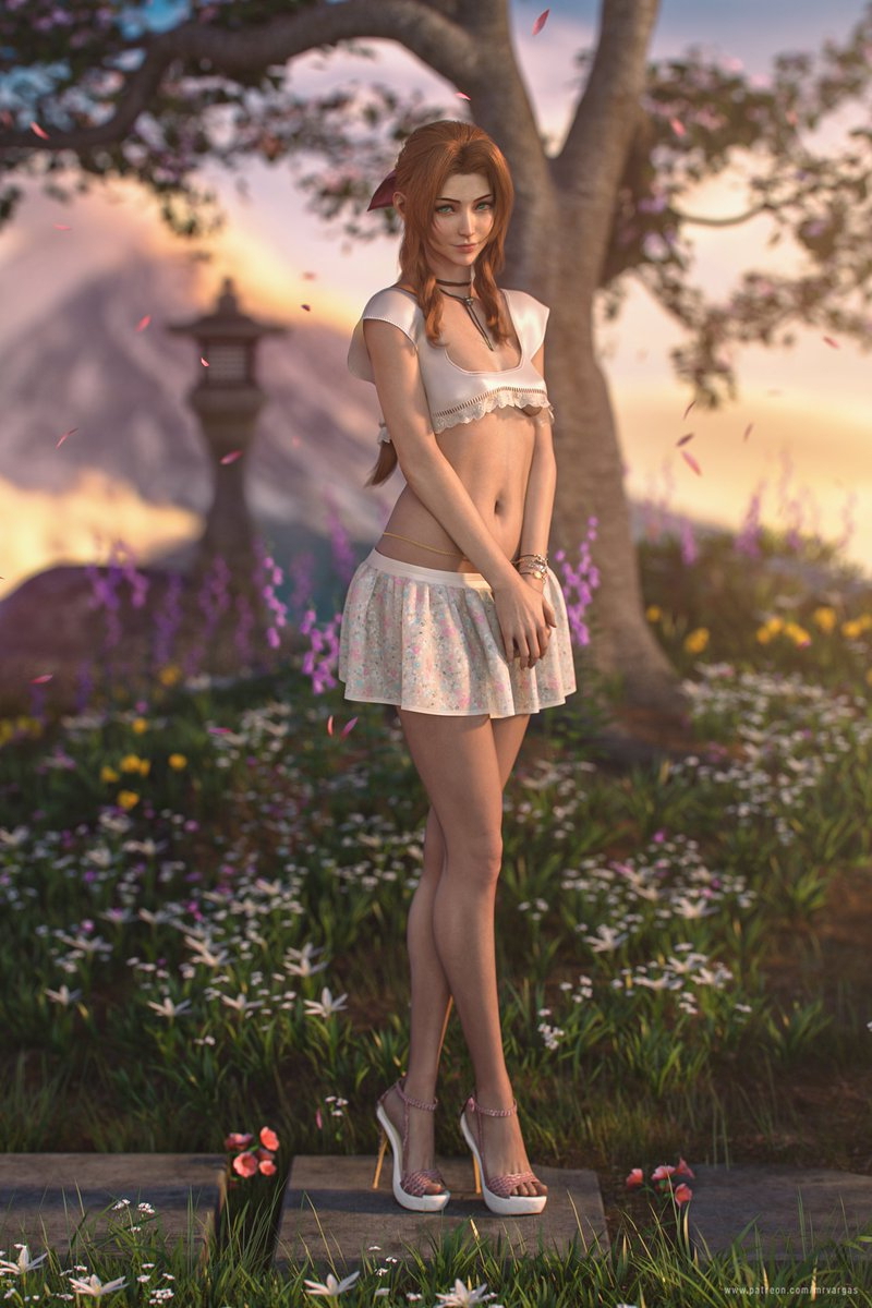 My Version of Aerith FF7 Available for Commissions Aerith Gainsborough Finalfantasy Fanart