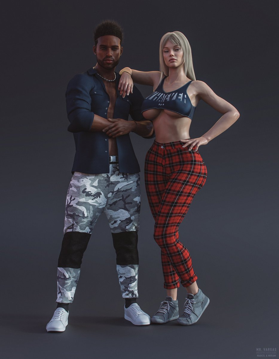 Meet Marcel and Miriam New Side Characters Available for Commissions Custom Renders Original Renders Nsfw Sexy