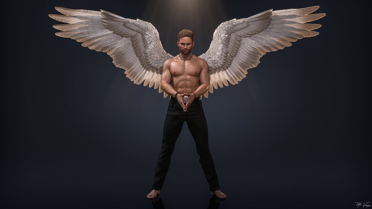 Unique 3D Artwork of Original Character  V   Sci-fi