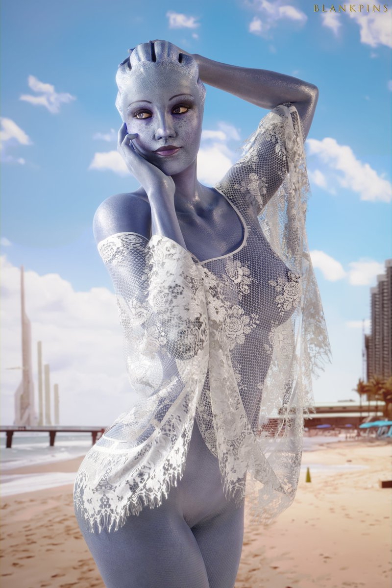 Sunkissed Liara Model by Rigid3d   2