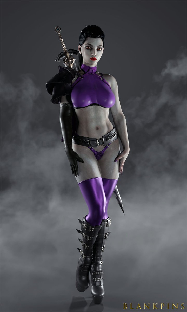 Sexy Vampire Pharah Pharah Overwatch Sexy Vampire Model