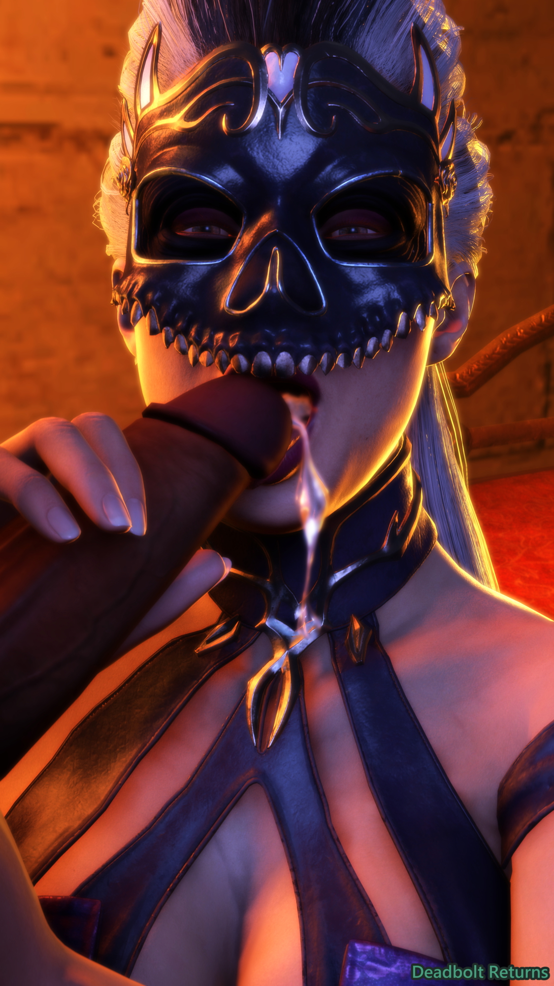 Sindel Skeleton Mask Sindel Mortal Kombat Mk11 Rule 34 Rule34 Sfm Source Filmmaker 2