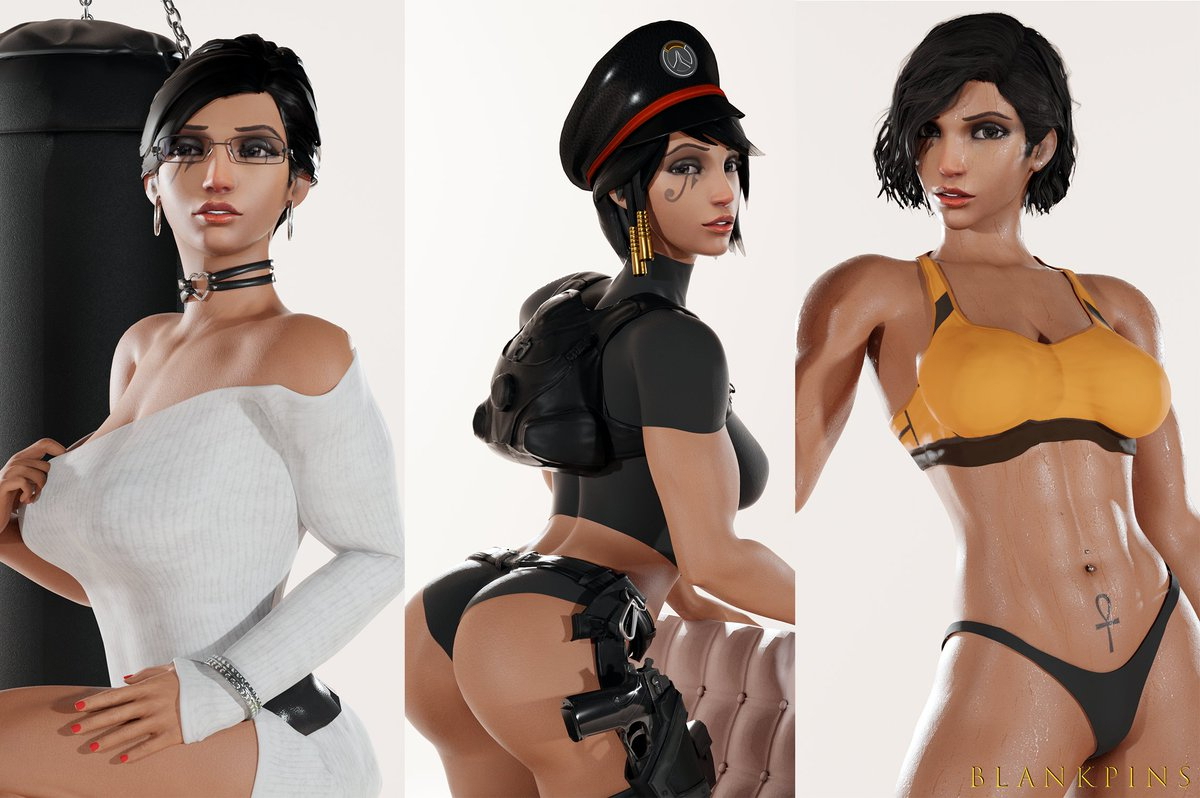 Absolutely gorgeous Pharah by PharahBestGirl now even better with 4K textures Pharah Model Render Game
