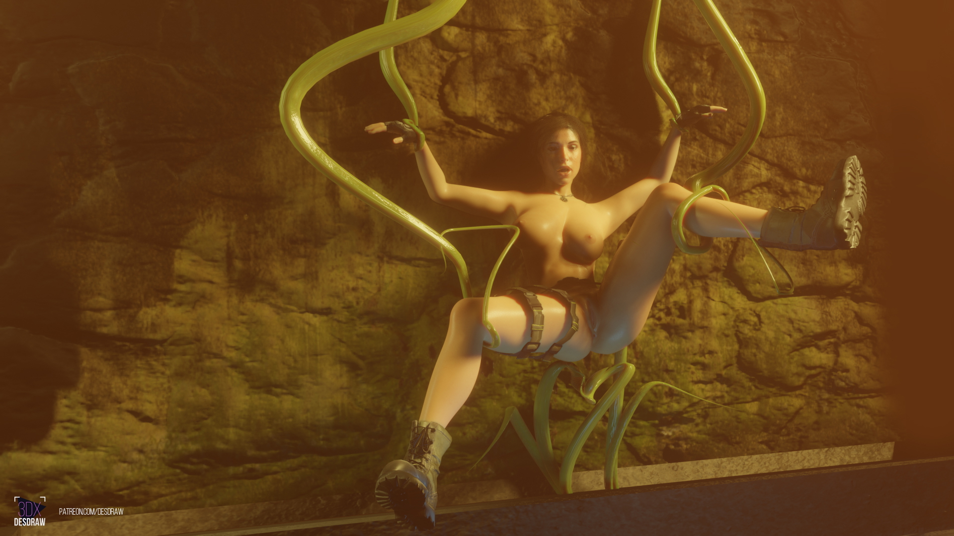 Lara in trouble Lara Croft  2