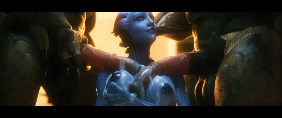 Liara welcoming some Krogan art trade with nxtcrum Liara Krogan Model
