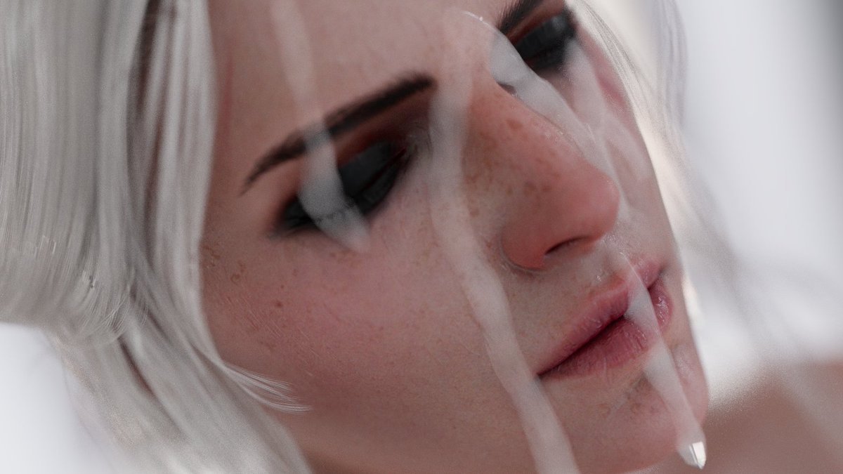 Practicing doing cum Totally not an excuse to cover Ciris pretty face lmao Ciri (The Witcher) Cum Pretty Face