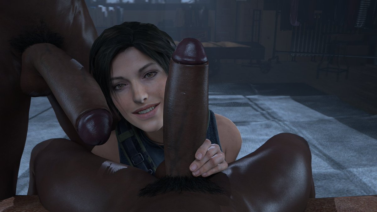  Lara with some dicks   Sfm Game Character
