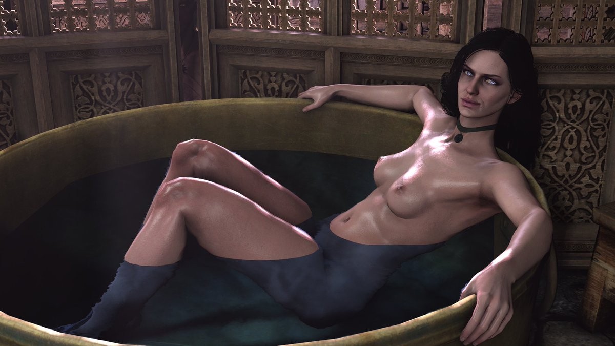 Yen relaxing in the bath  Bath
