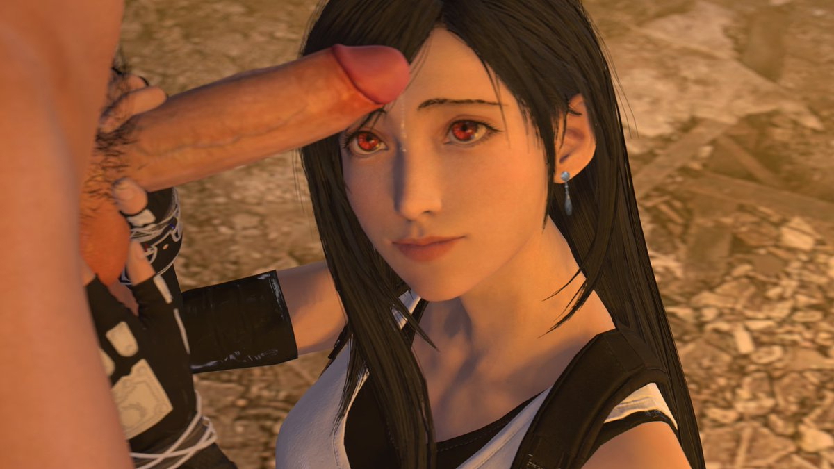  Tifa White Model Black Character Game
