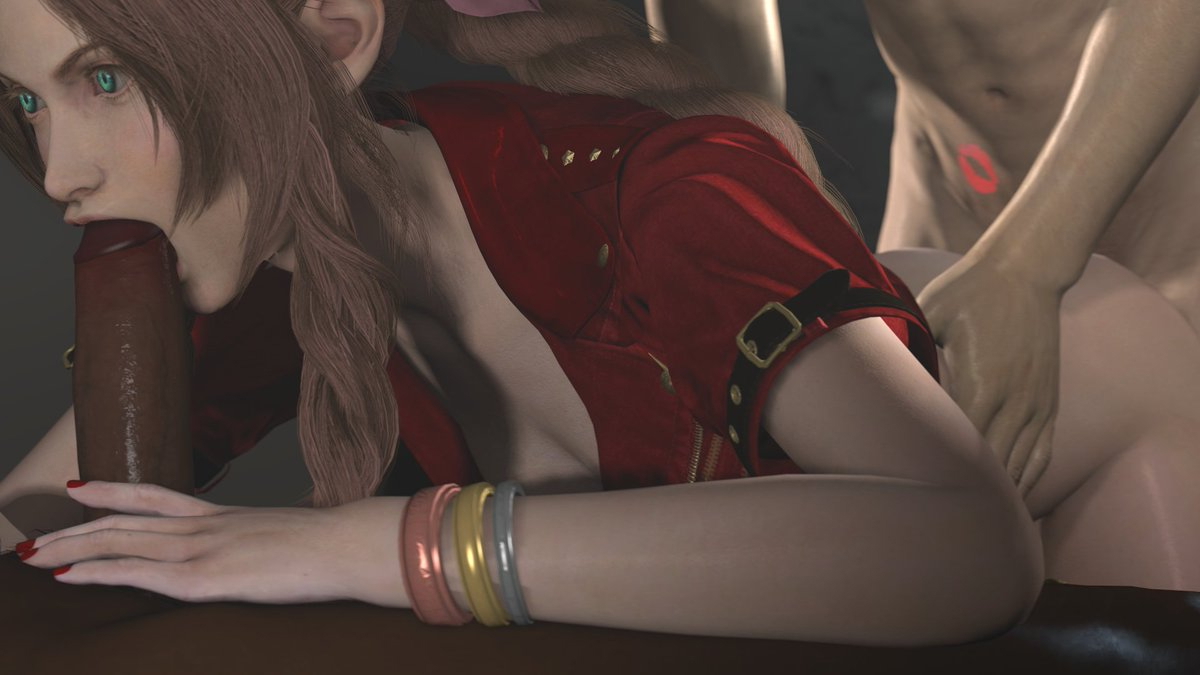 My first ever commission - Aerith Black White FinalFantasyVIIRemake aerithgainsborough FF7Remake Aerith Gainsborough White Black