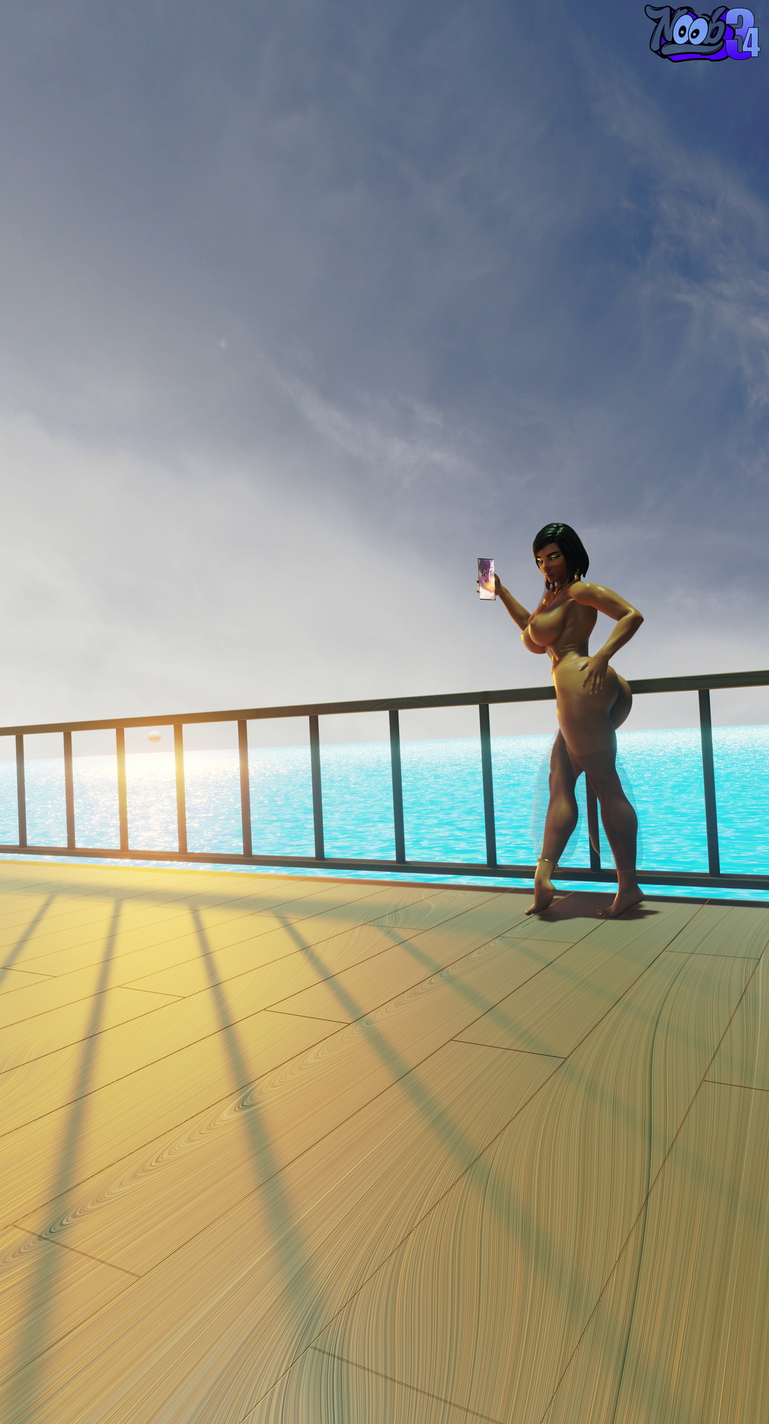 Pharah On Deck Pharah Pharah (overwatch) Overwatch Brownskin Black Hair Lingerie 6