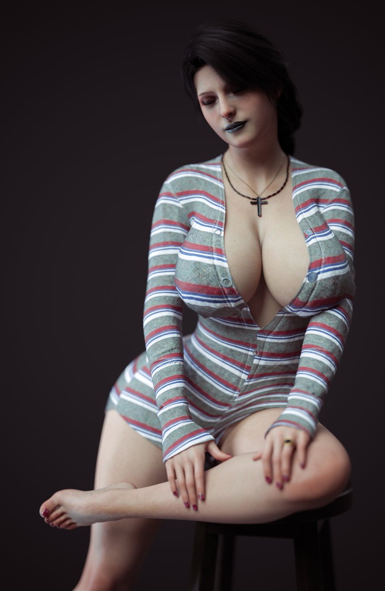 More on my PTRN  Female Girl Naked Sexy Hot Big Tits Big Breast Render Perfect Body