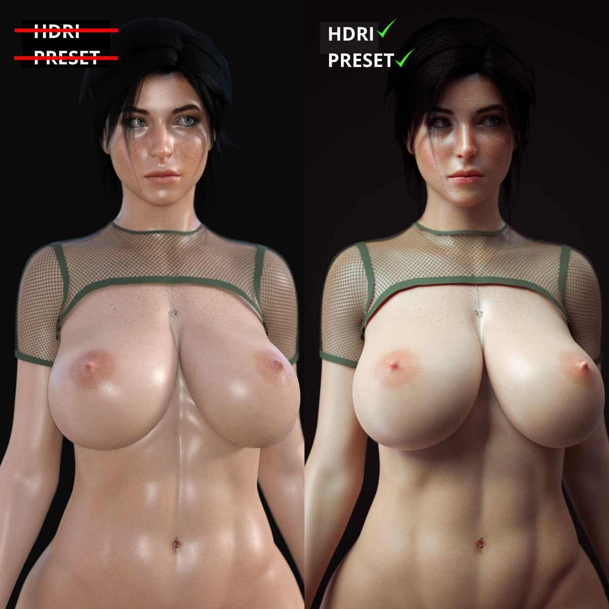 Daz Studio tutorial for beginners  Female Girl Naked Sexy Hot Big Tits Big Breast Render Perfect Body