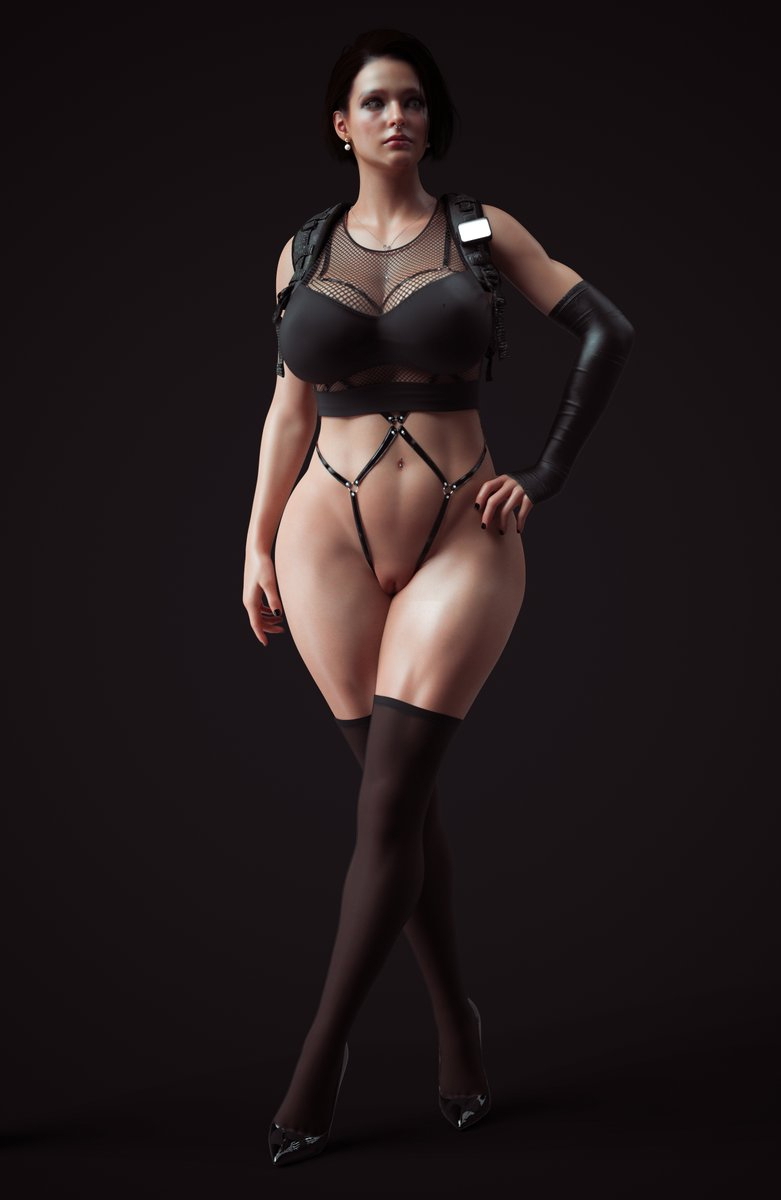 Jeelooo  ☺️  Female Girl Naked Sexy Hot Big Tits Big Breast Render Perfect Body