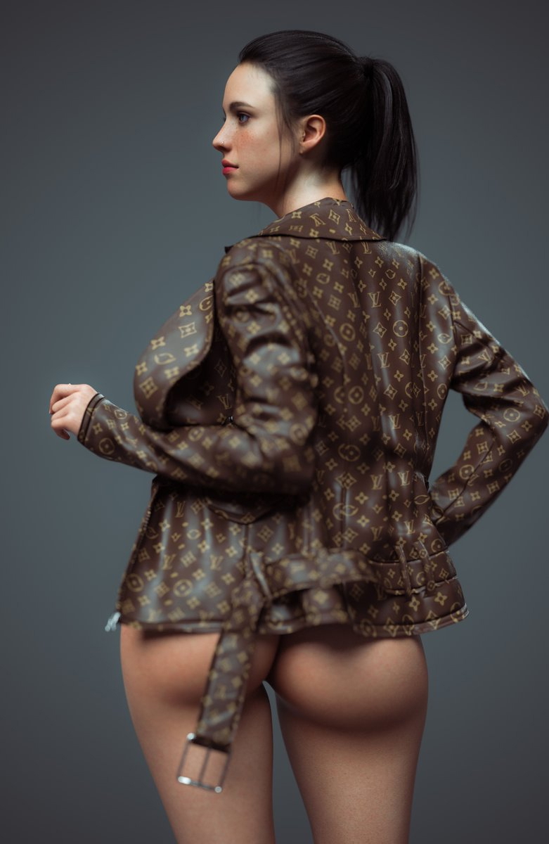 Lovely Pictures of Nature  Female Girl Naked Sexy Hot Big Tits Big Breast Render Perfect Body