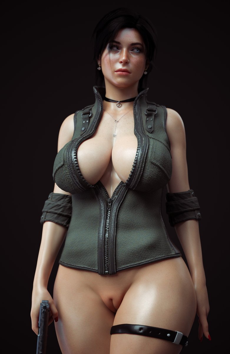 Dont Play  Female Girl Naked Sexy Hot Big Tits Big Breast Render Perfect Body