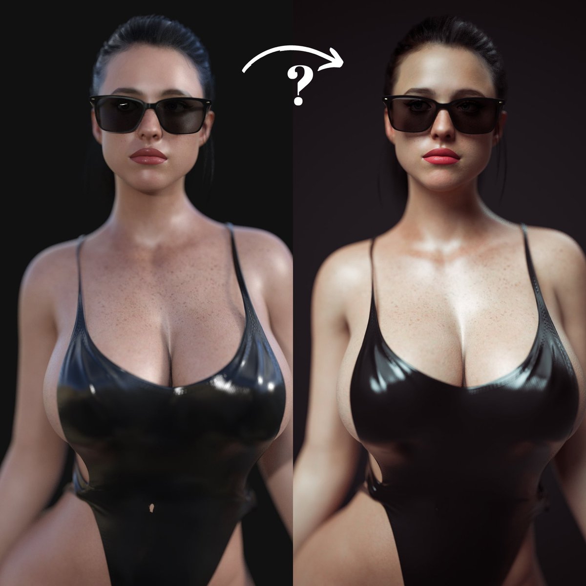 Daz Studio How to Best Quality Tutorial  Female Girl Naked Sexy Hot Big Tits Big Breast Render Perfect Body