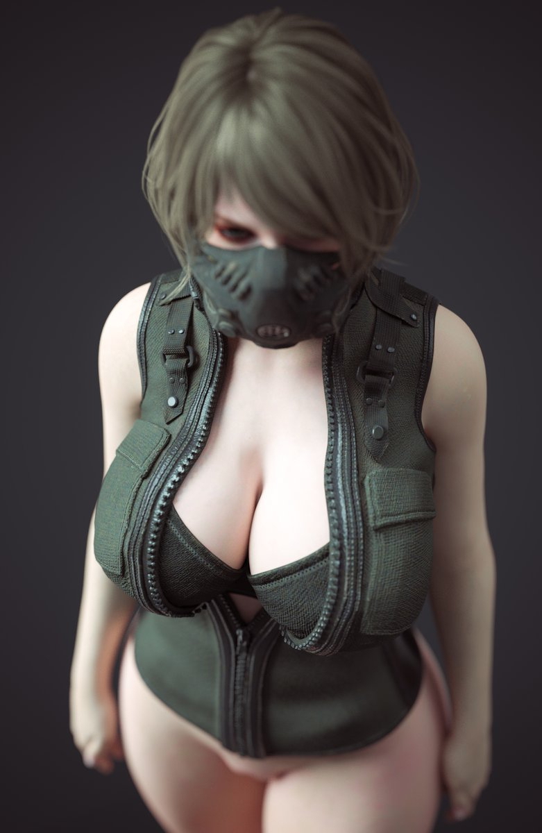 Patreon 🔞  Female Girl Naked Sexy Hot Big Tits Big Breast Render Perfect Body