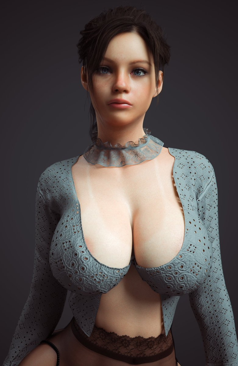Patreon Explicit Content  Female Girl Naked Sexy Hot Big Tits Big Breast Render Perfect Body