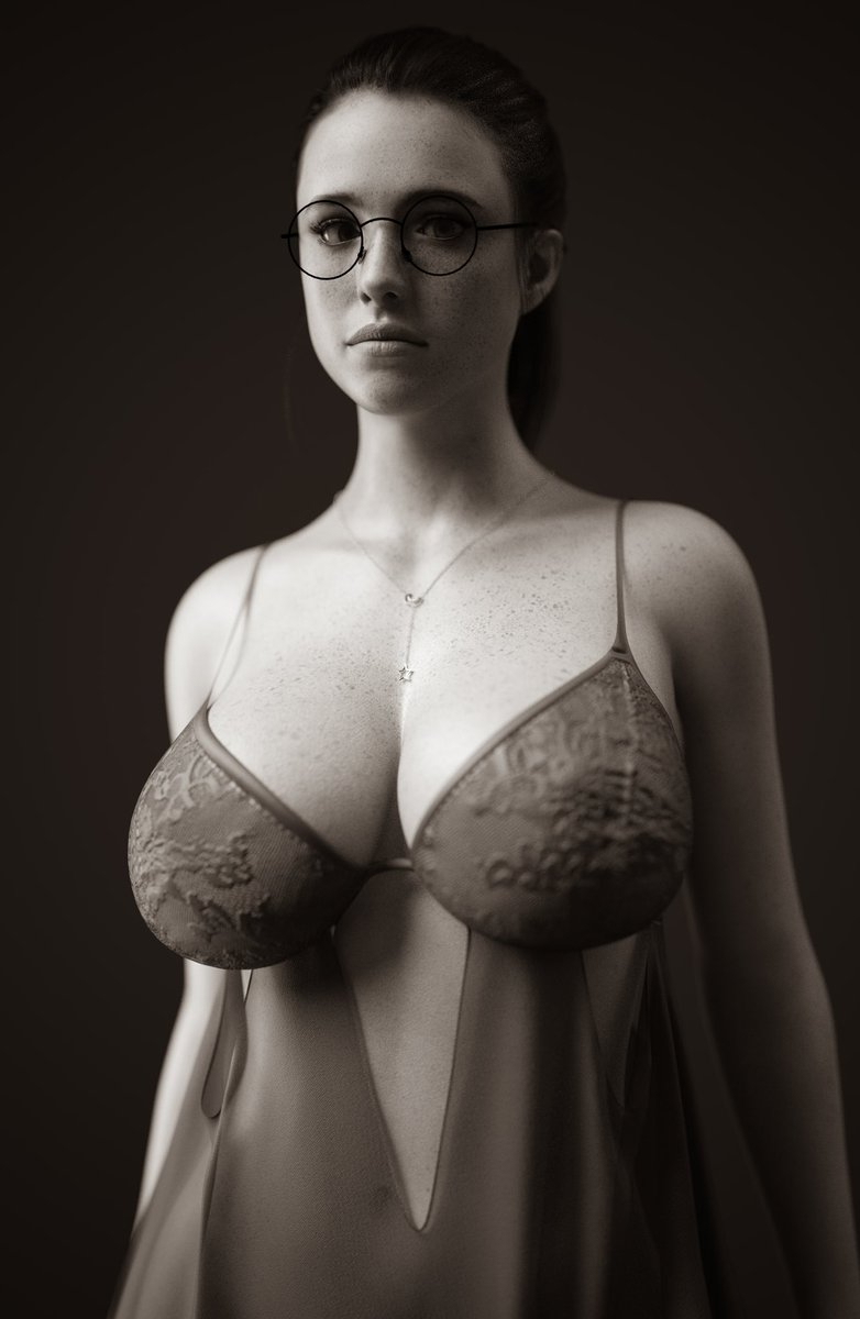 Short Title:  Intro to AI Technology   Female Girl Naked Sexy Hot Big Tits Big Breast Render Perfect Body