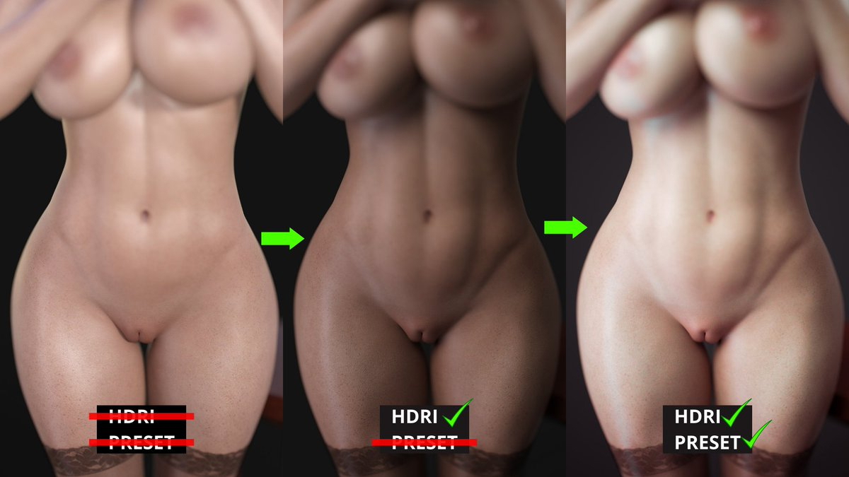 Boost Your Daz3d Quality Tutorial  Female Girl Naked Sexy Hot Big Tits Big Breast Render Perfect Body