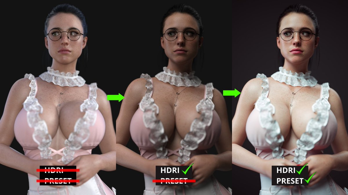 Daz Studio How to Get the Best Quality Tutorial  Female Girl Naked Sexy Hot Big Tits Big Breast Render Perfect Body