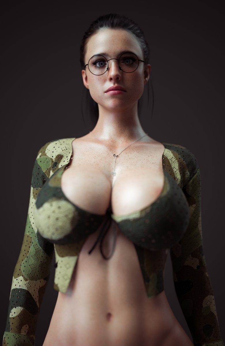 Enjoy my products for better render quality  Female Girl Naked Sexy Hot Big Tits Big Breast Render Perfect Body