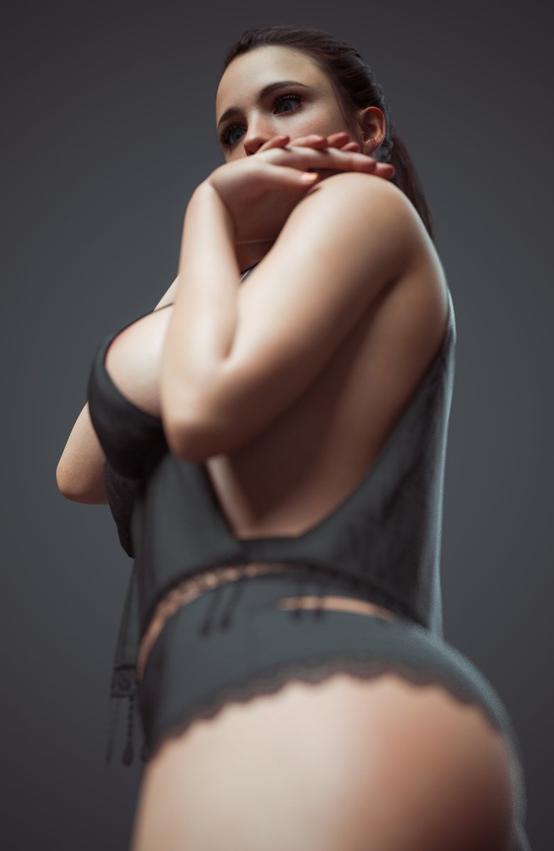 DazStudio Best Quality Tutorial Enjoyment  Female Girl Naked Sexy Hot Big Tits Big Breast Render Perfect Body