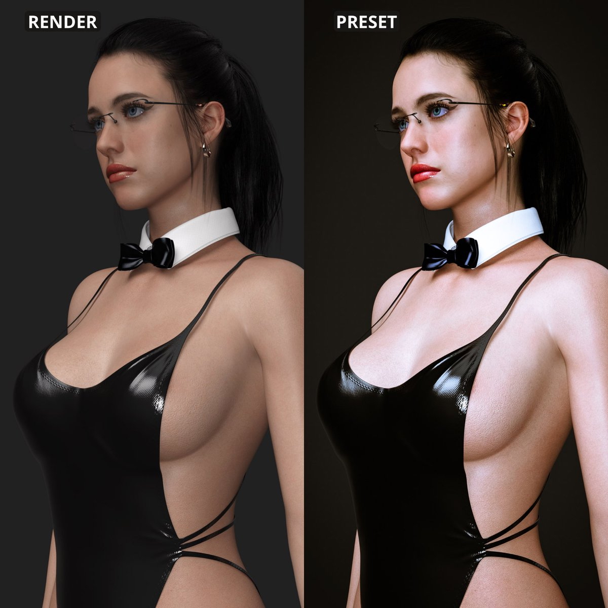 Enjoy THE BUNDLE SPECIAL OFFER  Female Girl Naked Sexy Hot Big Tits Big Breast Render Perfect Body