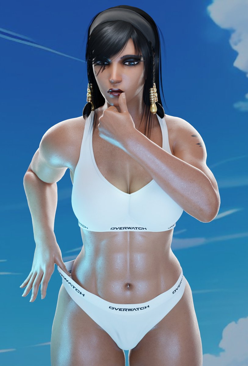 Finally got these renders done without having Blender crash could ve posted them wayyy earlier anyhow Pharah Overwatch Character Render Gaming 2