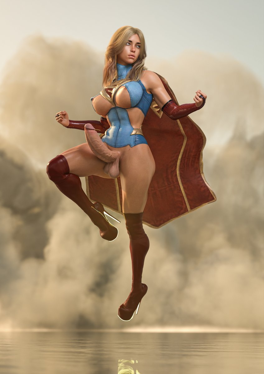 Happy Futa Friday Supergirl keeping it mighty and meaty Supergirl Futa Pinup