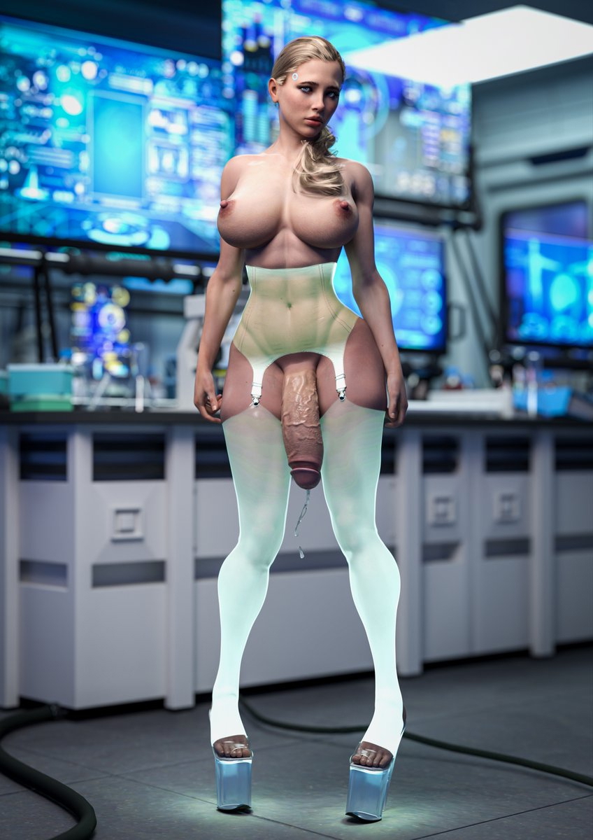 Chloe Another Day at the Office Chloe Nsfw Pinup Futa
