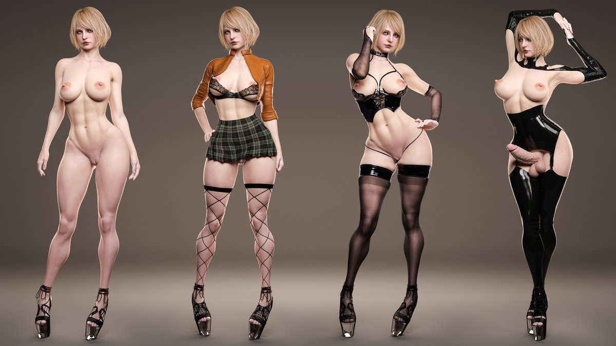Ashley Wallpaper Enjoy Residentevil Pinup Nsfw Futa