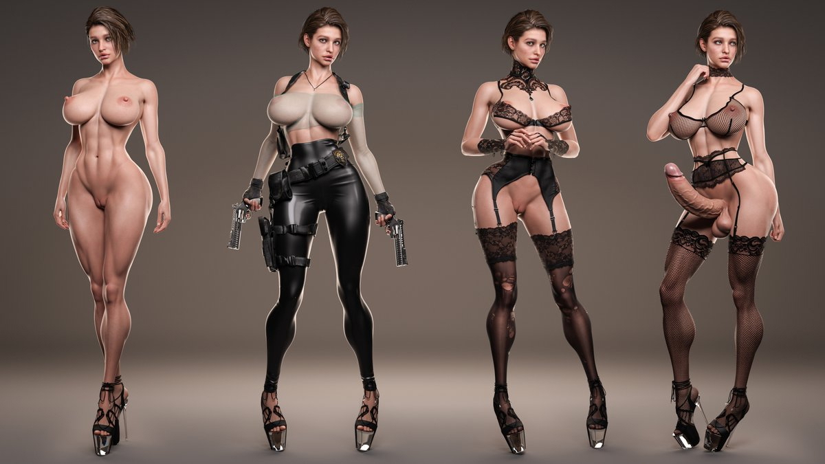 Jill Wallpaper Enjoy Residentevil Pinup Nsfw Futa