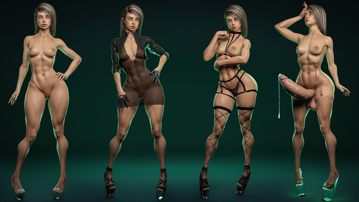Free wallpaper Enjoy Sara Pinup Nsfw Lingerie Futa