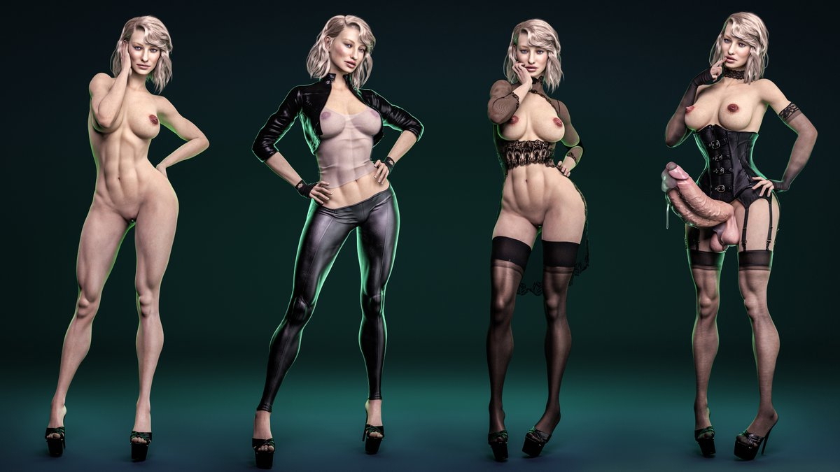 Kate s Remastered Showcase Live on Patreon with Free Wallpaper  Patreon Futa Pinup 2