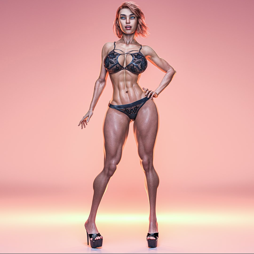 Brandi In the Studio  Hentai Model Sexy Lingerie 3