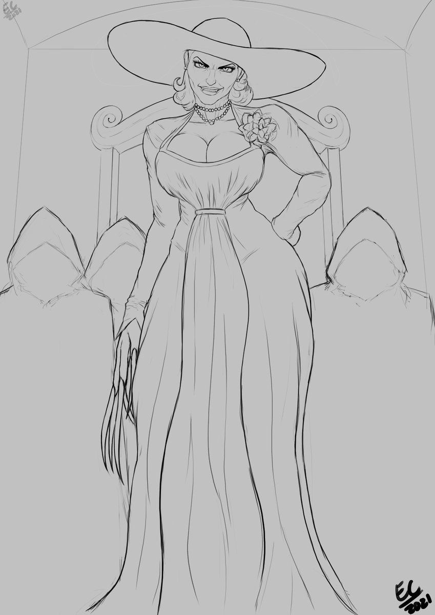 Moar Lady Dimitrescu Spooktober 2022  Vampire Tall 3