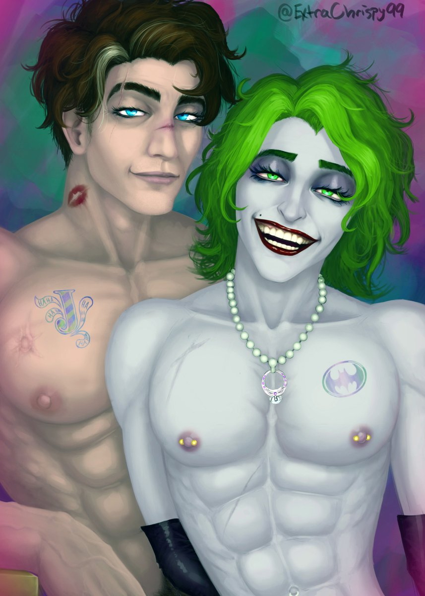 The Clown and his Bat Batman Clown Gay Yaoi 2