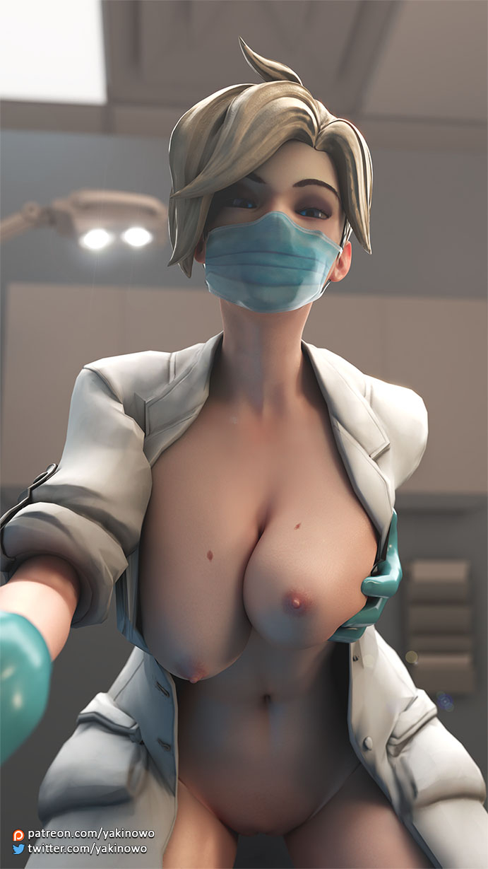 Dr. Angela Ziegler Overwatch Mercy Blizzard Doctor 3d Girl