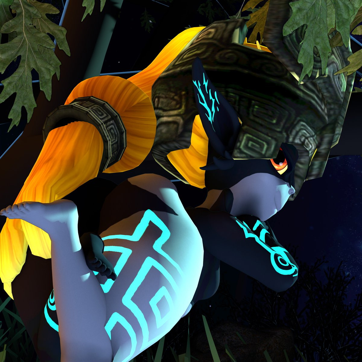 Been looking forever for a good Midna model by akkoarcade Midna Model Rule34 4