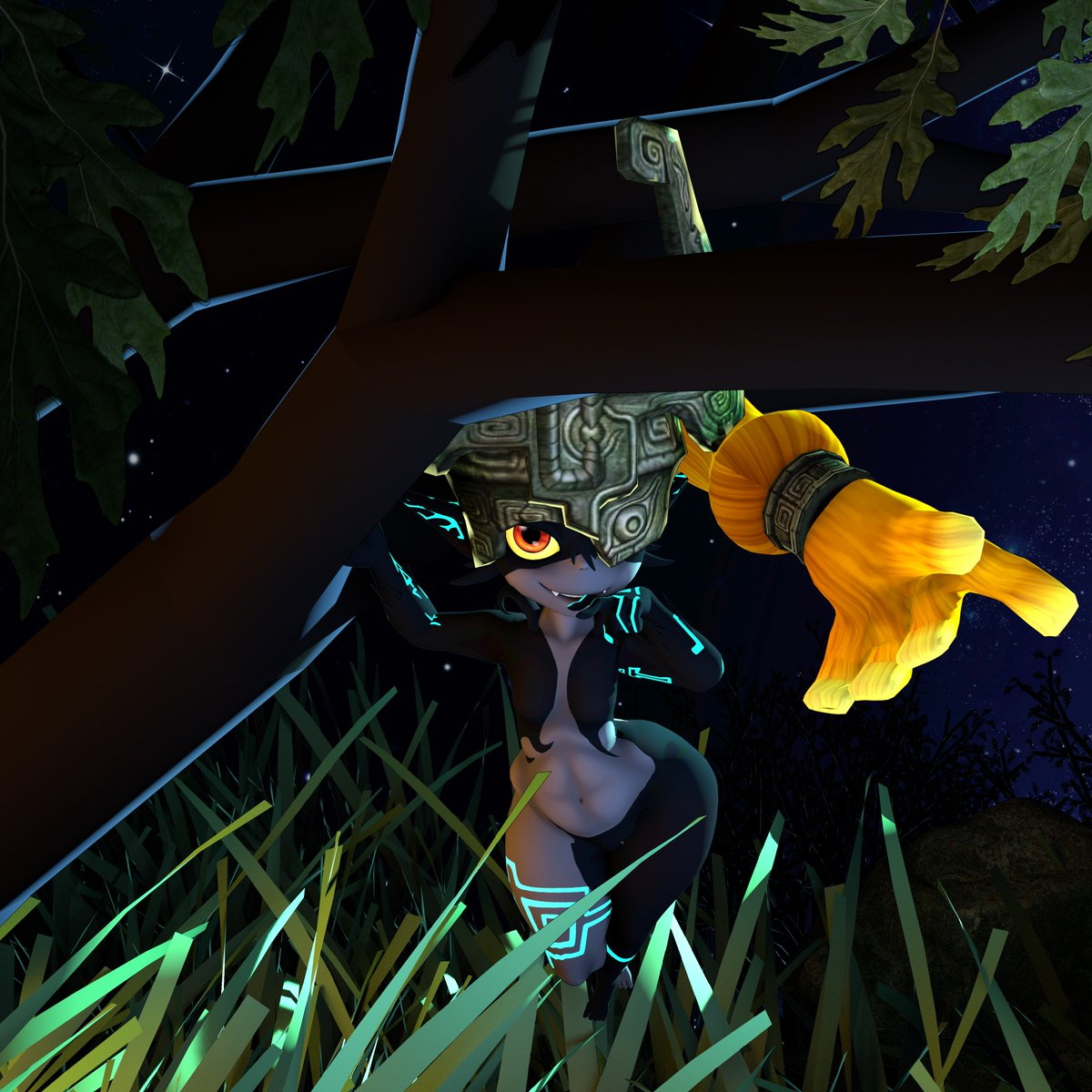 Hey everyone Got some lewds with Midna here  Sexy Character Fantasy Model Art 2