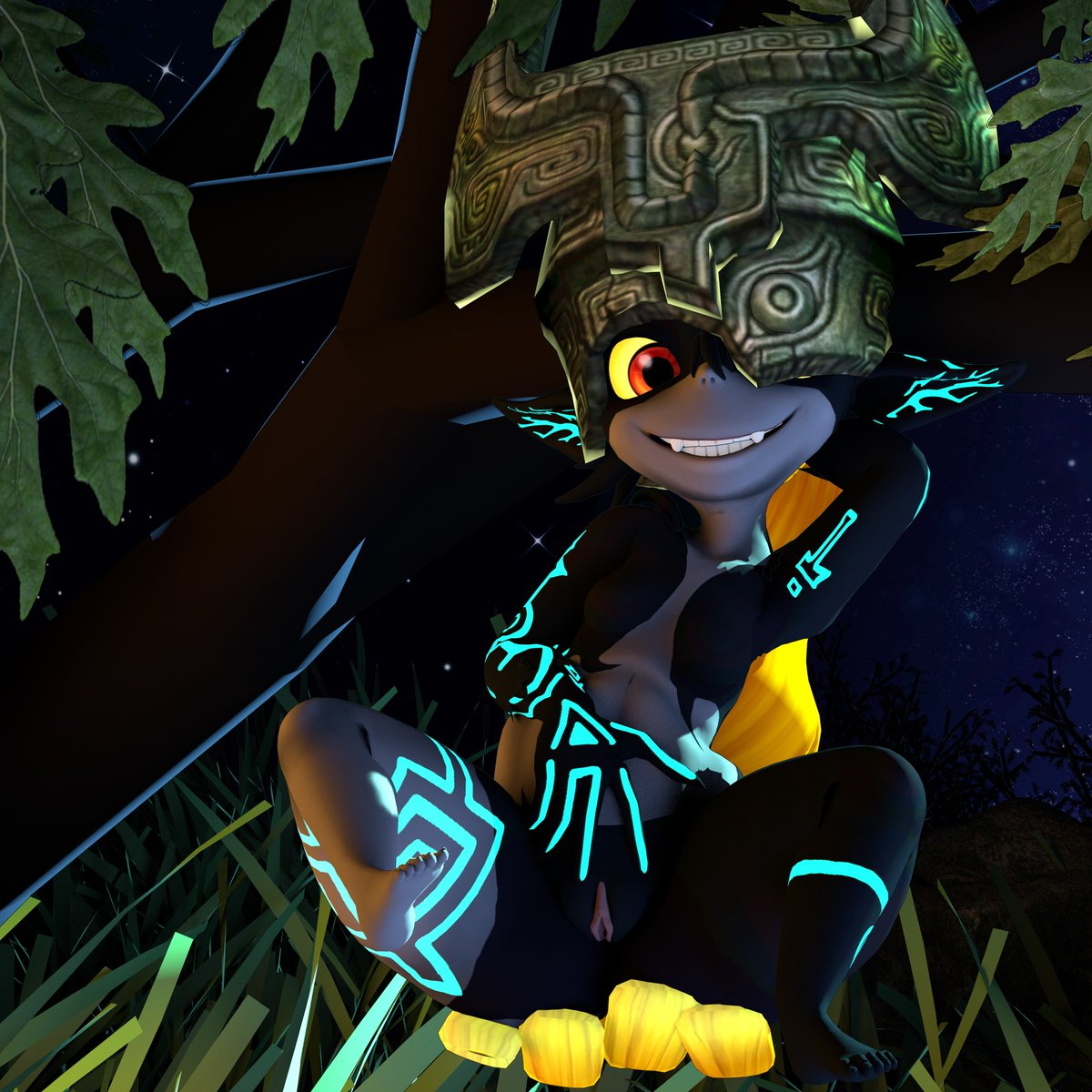 Hey everyone Got some lewds with Midna here  Sexy Character Fantasy Model Art 4