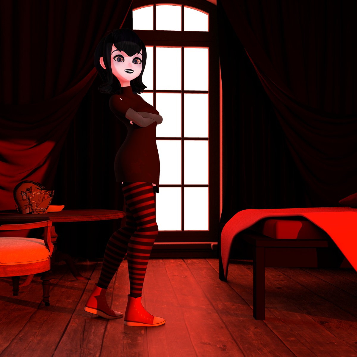 Fun Flirting with Mavis Mavis Rule34 2
