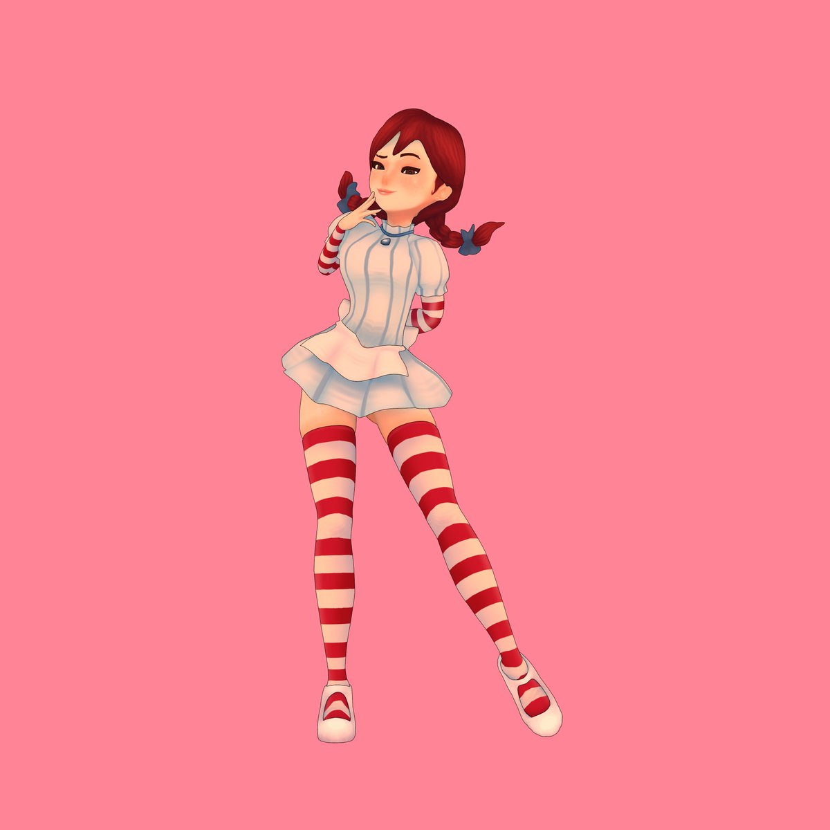 Looky what I found Model by skuddbutt  Character Model Game Cute 3