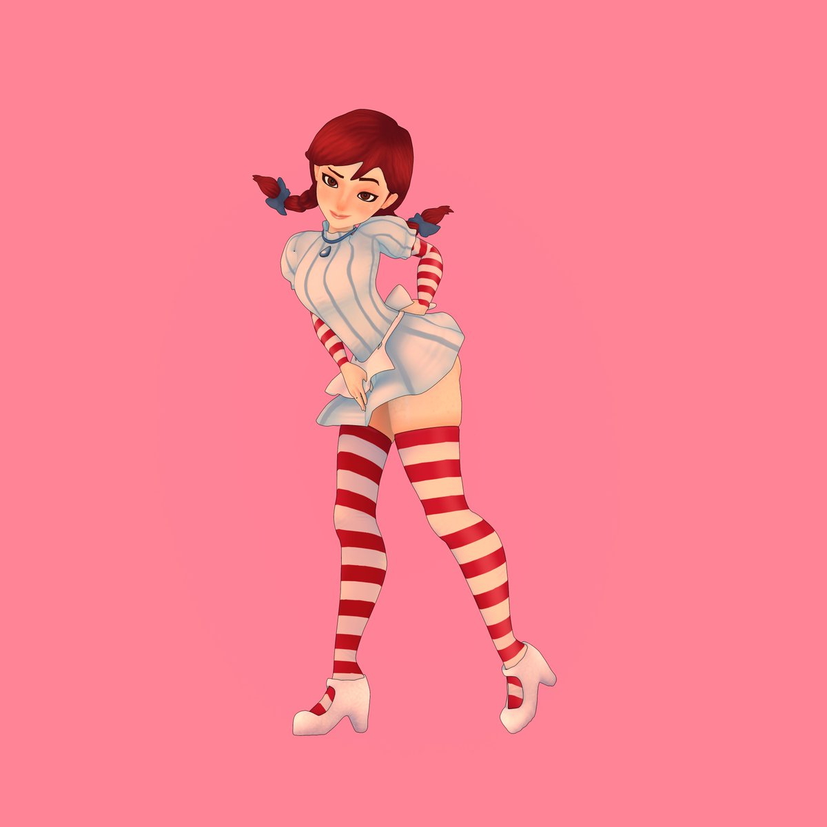 Looky what I found Model by skuddbutt  Character Model Game Cute 4
