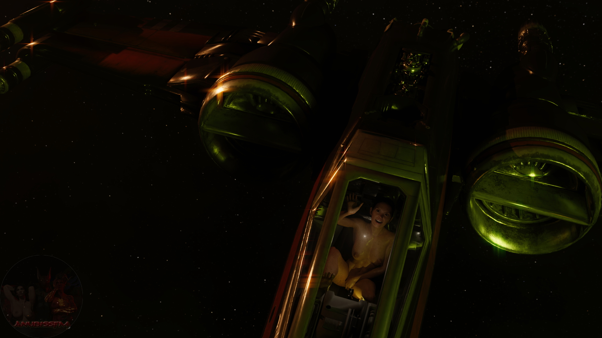 Crusing with Rey Rey Starwars Masturbating